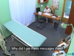 素人, フェラチオ, 医者, 指いじり, なめる, オフィス, オマンコ, ユニフォーム