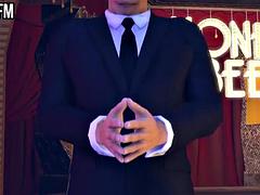 デカチン, 黒人, フェラチオ, 中出し, 黒人, 異人種間, ヤリマン, オッパイの