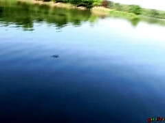 お尻, 指いじり, 彼女, レズビアン, なめる, アウトドア, オマンコ