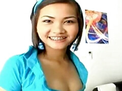 18 ans, Asiatique, Brunette brune, Éjaculation interne, Faciale, Fétiche, Avaler, Thaïlandaise