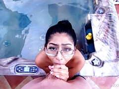 Binky Beaz: Asian MILF's Intense Fitness Workout