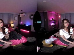Asian nasty whore VR stimulant sex video