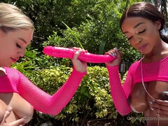 お尻, 美人, デカ尻, ブロンド, 巨乳な, レズビアン, オマンコ, オッパイの