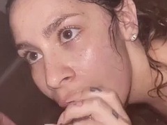 素人, デカチン, 黒人, 黒人, 異人種間, 淫乱熟女, サウナ, 妻