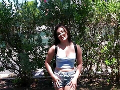 Grote mammen, Bruinharig, Autobus, Rondborstig, Hardcore, Hd, Openbaar, Student