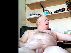 granddad spunk on web cam