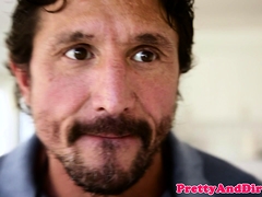 Teen beauty drilled by stepdads friend