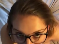 Blondine, Spermaladung, Schwanz, Aufs gesicht abspritzen, Brille, Hd, Zierlich, Jungendliche (18+)