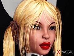 18 ans, Tridimensionnel, Cul, Grosse bite, Extrême, Petite femme, Chatte, Adolescente