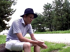 [HMHI-262] Shy Asian babe with short hair gets banged by two horny guys