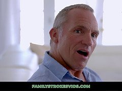 Sucer une bite, Papa, Gorge profonde, Hard, Hd, Petite femme, Tabou, Adolescente