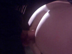 アナル, お尻, 黒人, カップル, 乱交, グループ, ペニス, 公共