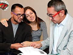 Sensual angel with small tits Elisaveta Gulobeva fucked by a big dick