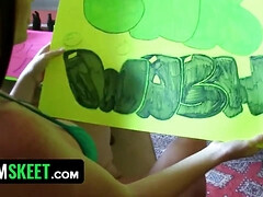 Pijpbeurt, Auto, Flashing, Hd, Openbaar, Kut duiken, Tiener, Tieten likken