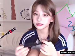 Asiatique, Gros seins, Mignonne, Coréenne, Adolescente