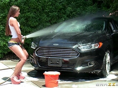 Coche, Tacones, Húngaro, Al aire libre, Sexo soft, Solo, Calientapollas, Mojado