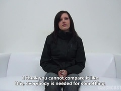 Jana's Amateur Casting: A Brunette's Solo Debut