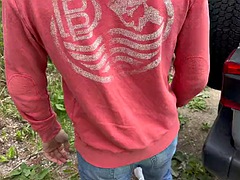 素人, 車, 中出し, ハードコア, 人妻の, 公共, 三人, 妻