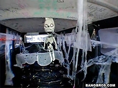 Grosse bite, Bus, Queue, Hd, Fille latino, Public