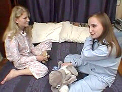 nice teenage lesbos in Bed 2