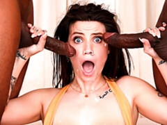 Aesthetic babe Indica Flower gets penetrated by a big black penis