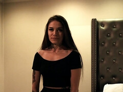 Arsch, Blasen, Braunhaarige, Hundestellung, Hd, Latina, Natürlichen titten, Titten