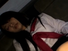 Aziatisch, Hardcore, Slipje, Tiener, Speelgoed, Uniformpje