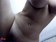 Lieveling, Grote mammen, Blond, Masturbatie, Natuurlijke tieten, Alleen, Tieten likken, Webcamera
