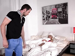 Grote lul, Sperma shot, Diep in de keel, Sperma in gezicht, Hd, Ondergoed, Doordringend, Tieten likken