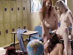 レズビアン, 淫乱熟女, ガリガリ, スパンキング, 禁句, ティーン