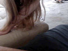 Taking care of my Master's lollipop and getting a popshot.