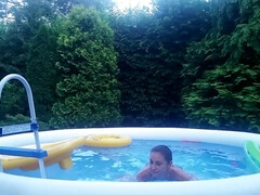Enthousiasteling, Stel, Rijpe lesbienne, Naakt, Biljart, Openbaar, Douche, Bekijker