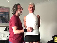 緊縛, デカチン, フェラチオ, イギリス人, 口内発射, 陵辱, 熟年, ゴックンする