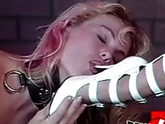 Cul, Blonde, Bondage, Brunette brune, Domination, Lesbienne, Fessée, Jouets