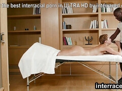 Africano, Anal, Verga grande, Negro, Ébano, Hd, Interracial, Aceite