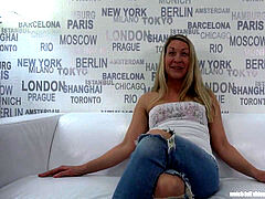 Girl in Love hotwife in audition apartment