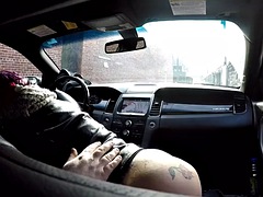 Negro, Coche, Ébano, Sexo duro, Prostituta, Chupando