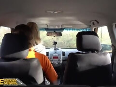 Grote lul, Blond, Auto, Lul, Grappig, Buiten, Realiteit, Kousen