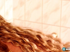 ブロンド, 巨乳な, Hd, 天然, オイル, 一人, ストリップ, オッパイの