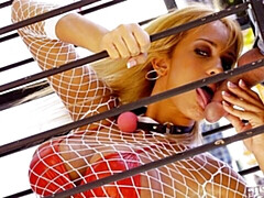 Enslaved Gals featuring Trina Michaels's oral scene