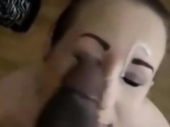 Amateur, Mamada, Corridas faciales, Interracial, Pov