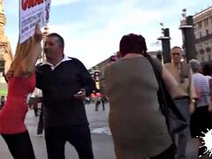 Красотки, Блондинки, Минет, На публике, Молоденькие