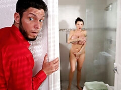 デカパイ, フェラチオ, 茶髪の, 捕まる, バック, 手コキする, 淫乱熟女, タトゥー