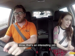 Enthousiasteling, Anaal, Pijpbeurt, Auto, Sperma, Kokhalzen, Buiten, Kut duiken