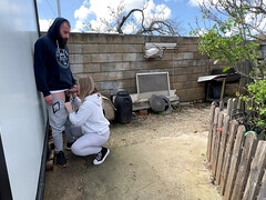 He Caught Me Pissing On The Street And Put Me Against The Wall