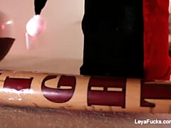 Blond, Laarzen, Rondborstig, Hd, Reusachtig, Tatoeage, Plagen, Tieten likken