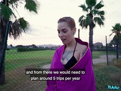 素人, ビキニ, ブロンド, 顔射, 開帳, 公共, オマンコ, オッパイの