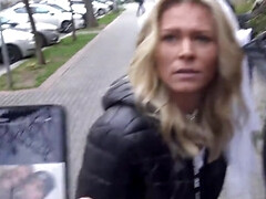 Grote lul, Brijd, Tsjechisch, Europees, Geld, Gezichtspunt, Ruw, Vrouw