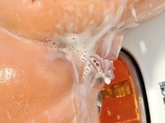 デカ尻, 指いじり, 目瞪口呆, オナニー, 剃毛, 一人, ストリッピング, タトゥー