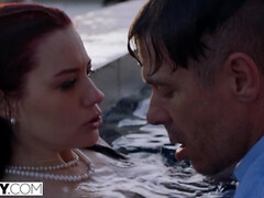 Anaal, Kont, Kont naar mond, Grote mammen, Pijpbeurt, Bruinharig, Sperma in mond, Sperma in gezicht